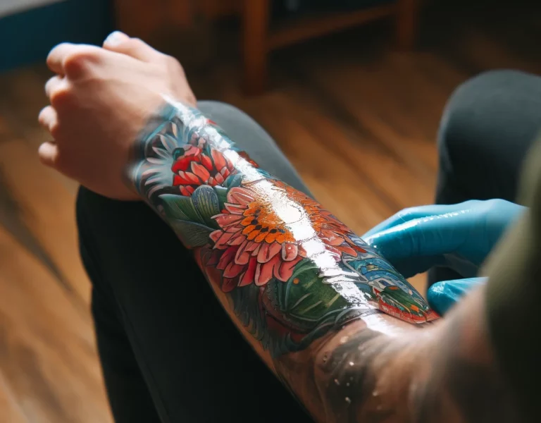 Czy tatuaż blaknie podczas gojenia